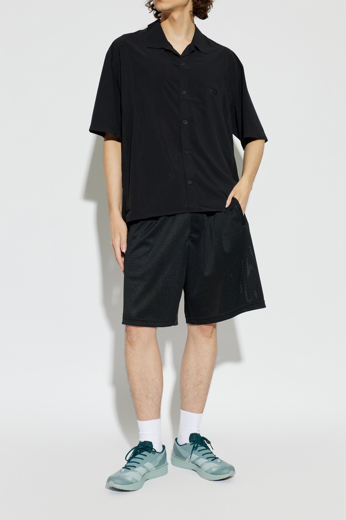 Y-3 Asymmetrical Cut Shirt | Men's | Vitkac